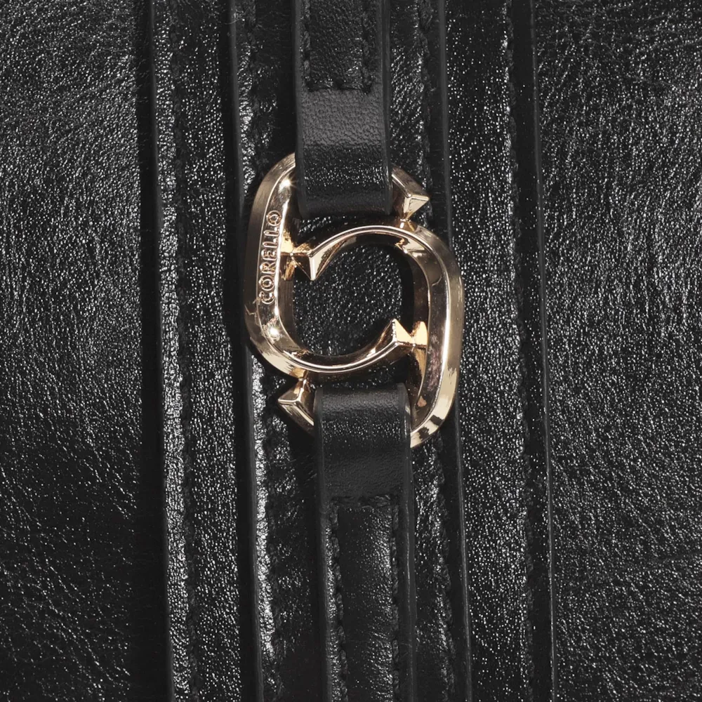 Bolsa De Mão Couro Preto - imagem 7