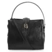 Bolsa De Mão Couro Preto - imagem 1