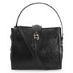 Bolsa De Mão Couro Preto - imagem 1