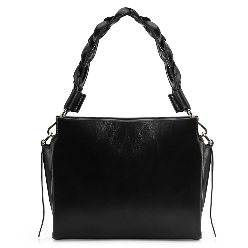 Bolsa De Mão Couro Preto - imagem 3