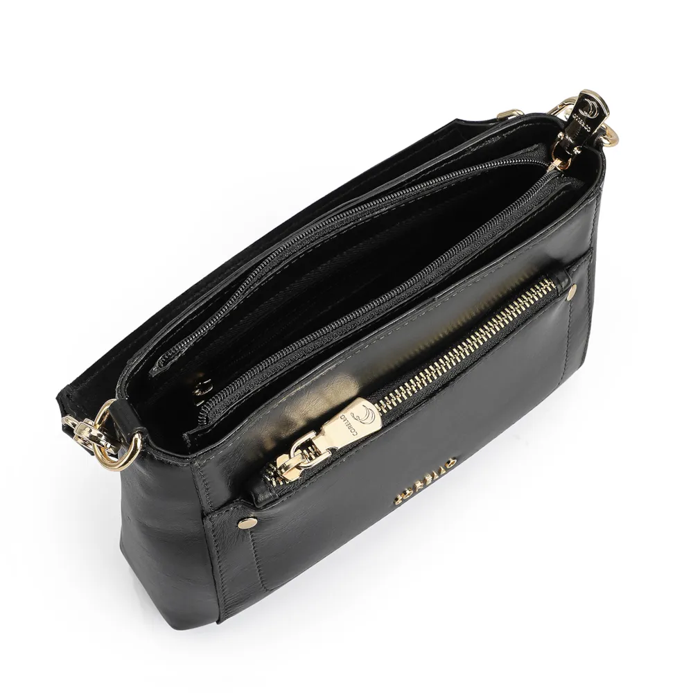 Bolsa De Mão Couro Preto - imagem 4