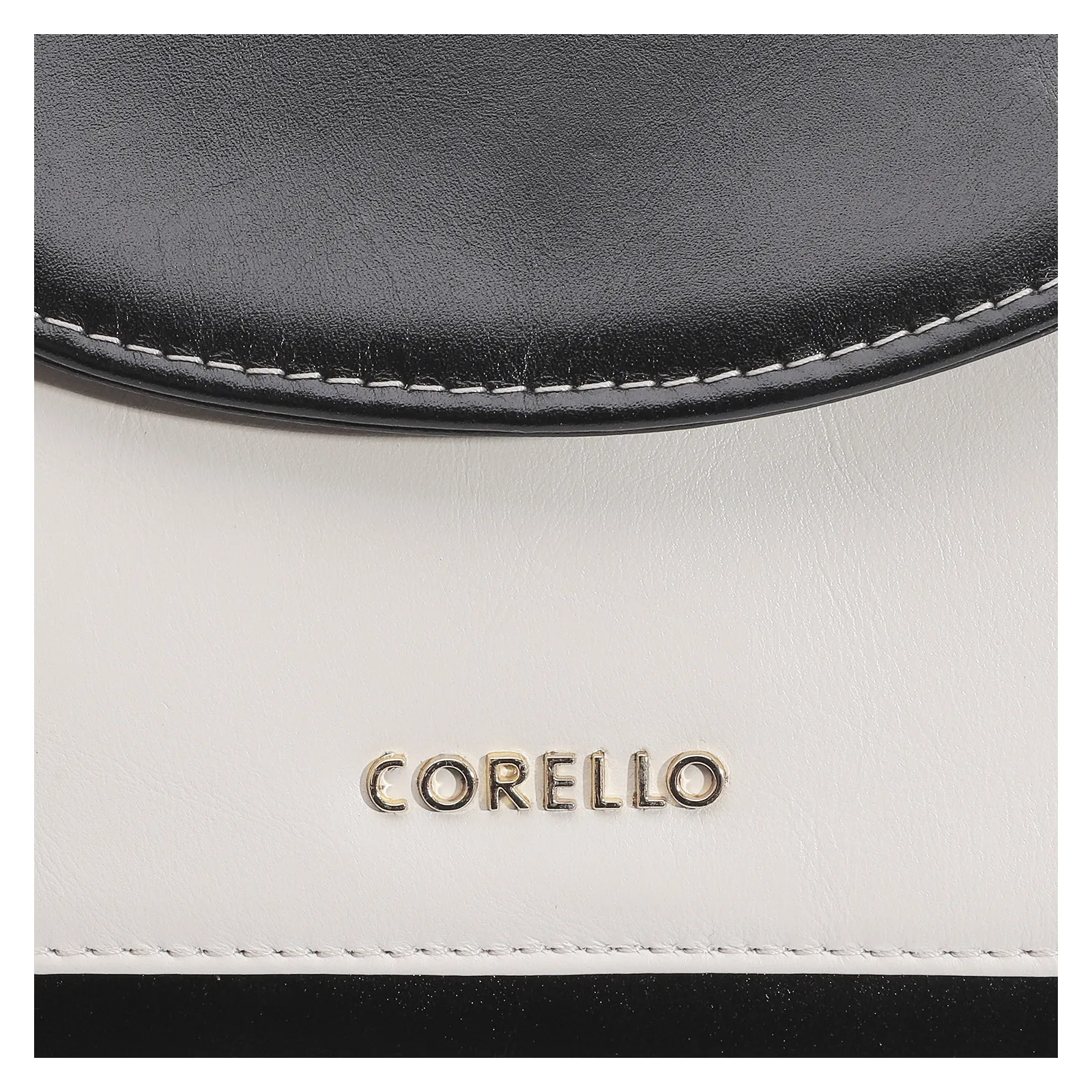 Bolsa De Mão Couro Preto/Couro Nuvem