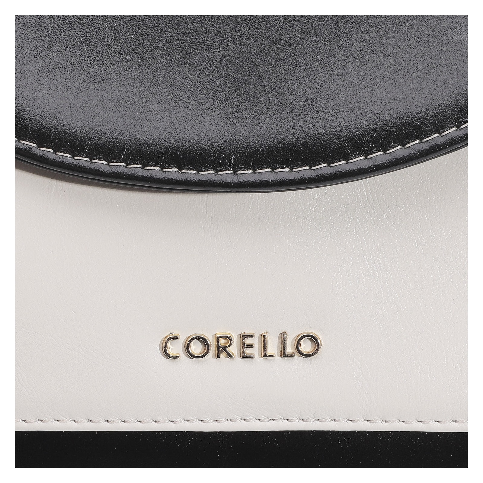 Bolsa De Mão Couro Preto/Couro Nuvem
