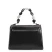 Bolsa De Mão Couro Preto/Couro Nuvem - imagem 3