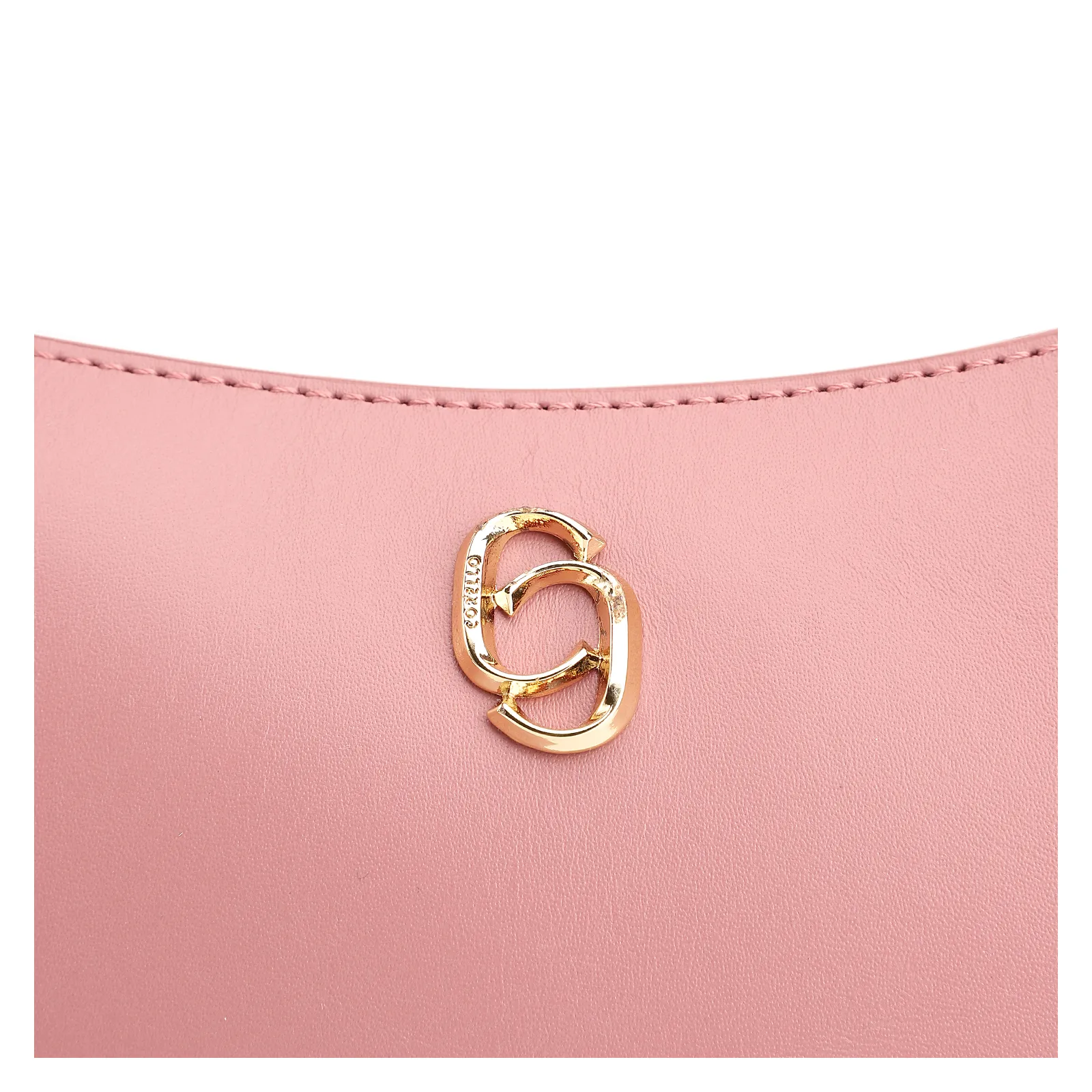 Bolsa De Mão Couro Rosa