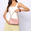 Bolsa De Mão Couro Rosa - imagem 7