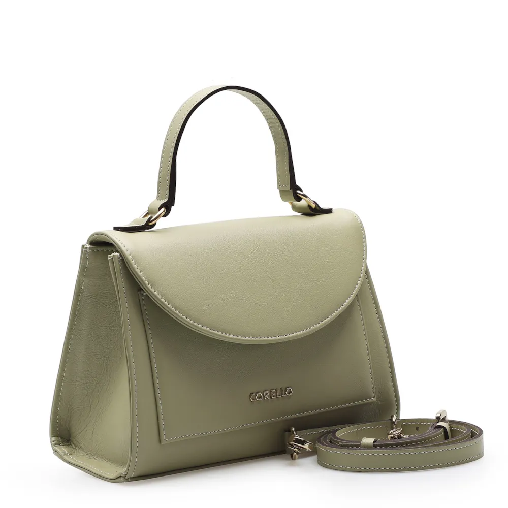 Bolsa De Mão Couro Verde - imagem 3