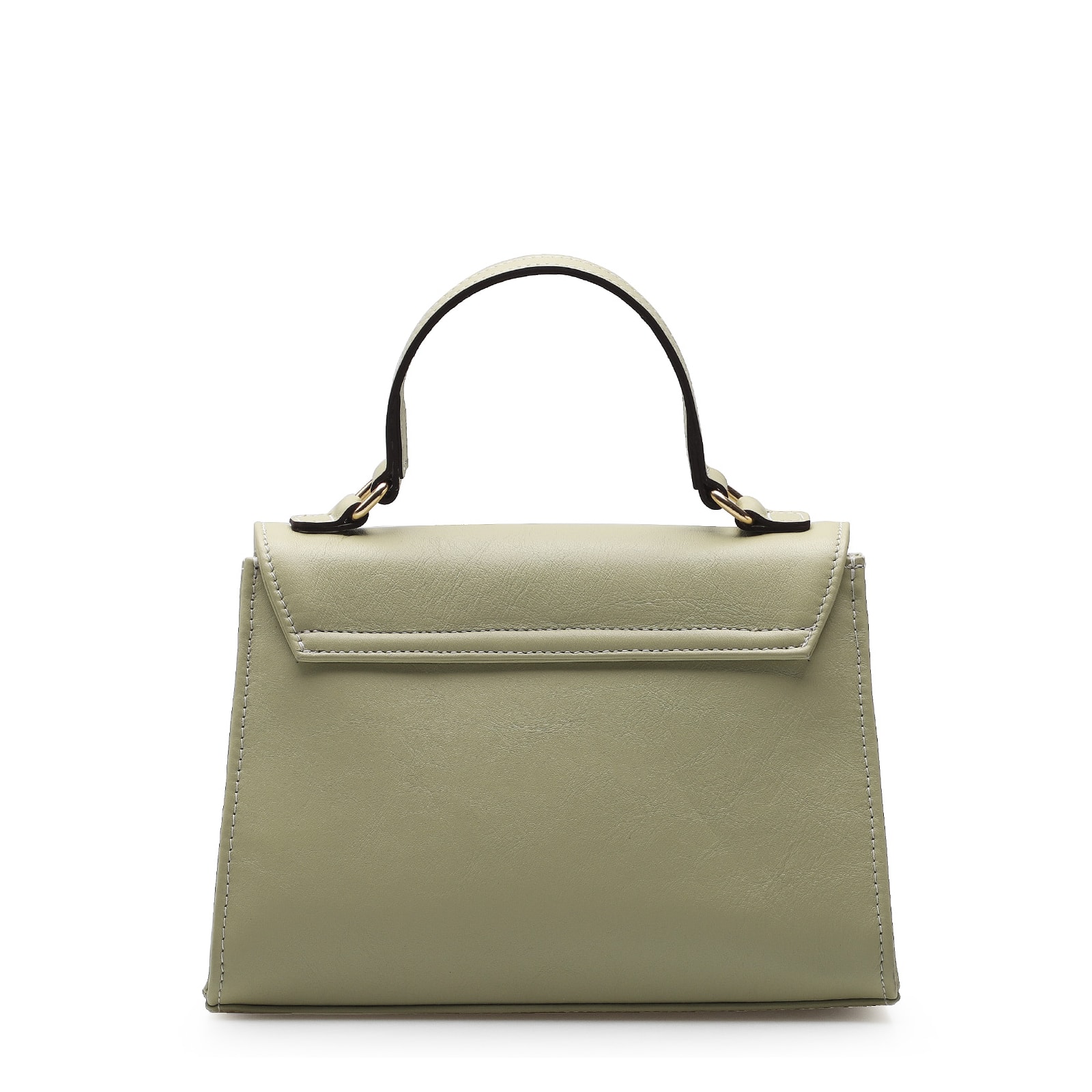 Bolsa De Mão Couro Verde