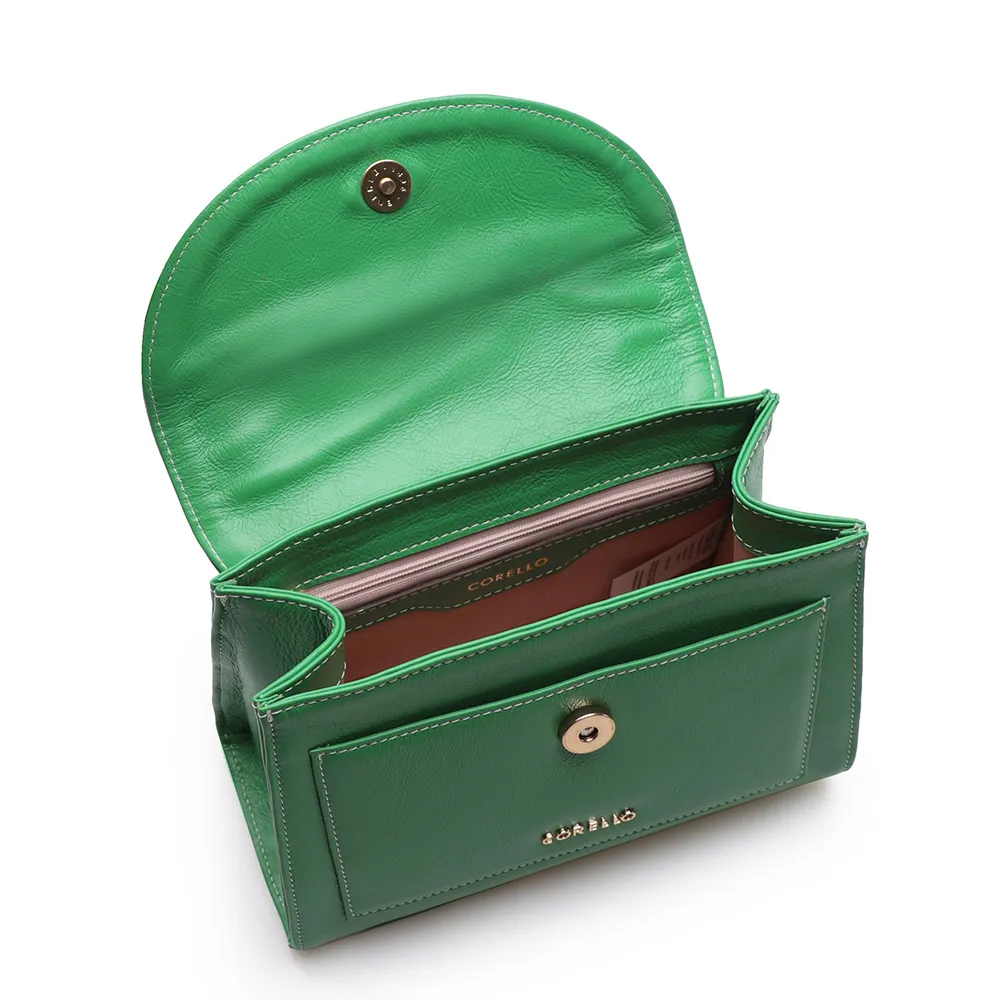 Bolsa De Mão Couro Verde - imagem 5