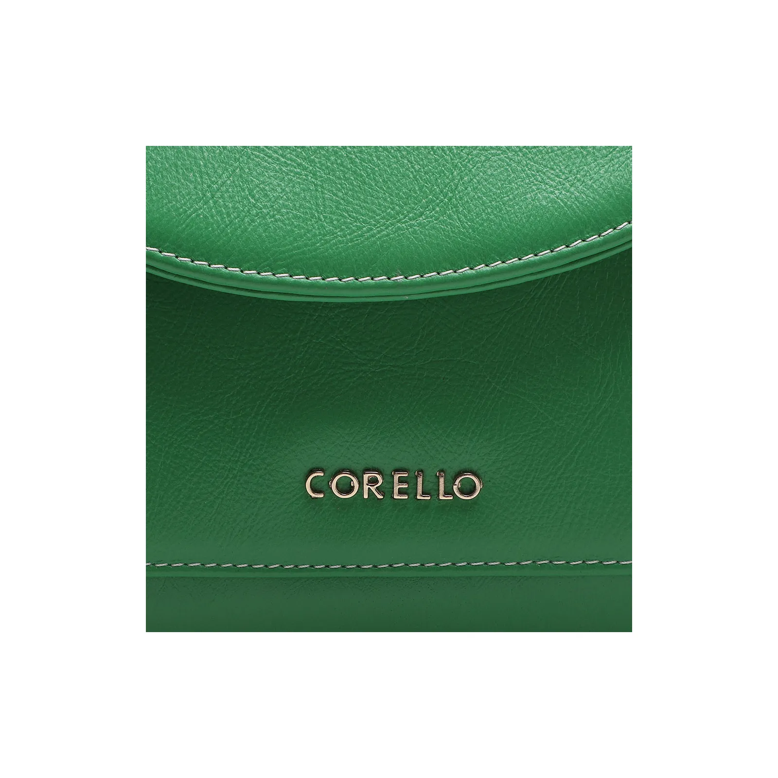 Bolsa De Mão Couro Verde