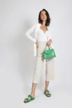 Bolsa De Mão Couro Verde - imagem 2