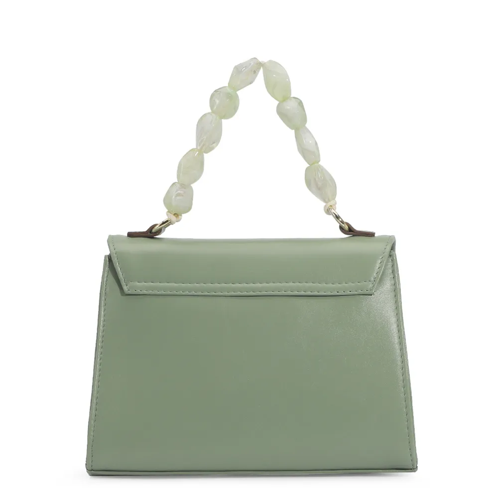 Bolsa De Mão Couro Verde - imagem 4