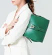 Bolsa De Mão Couro Verde - imagem 9