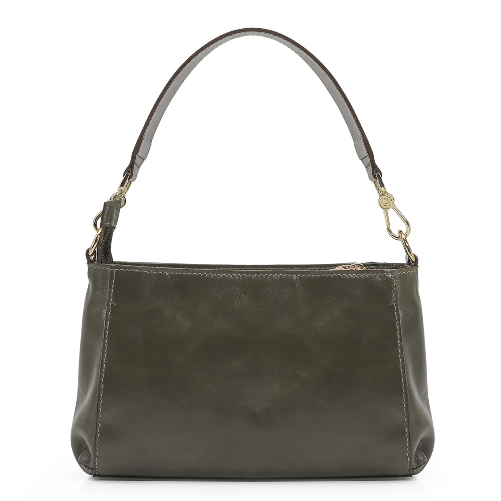 Bolsa De Mão Couro Verde - imagem 3