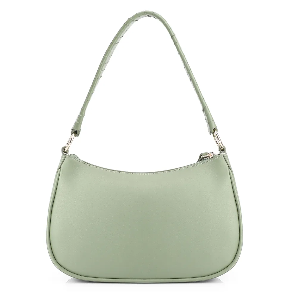 Bolsa De Mão Couro Verde - imagem 3