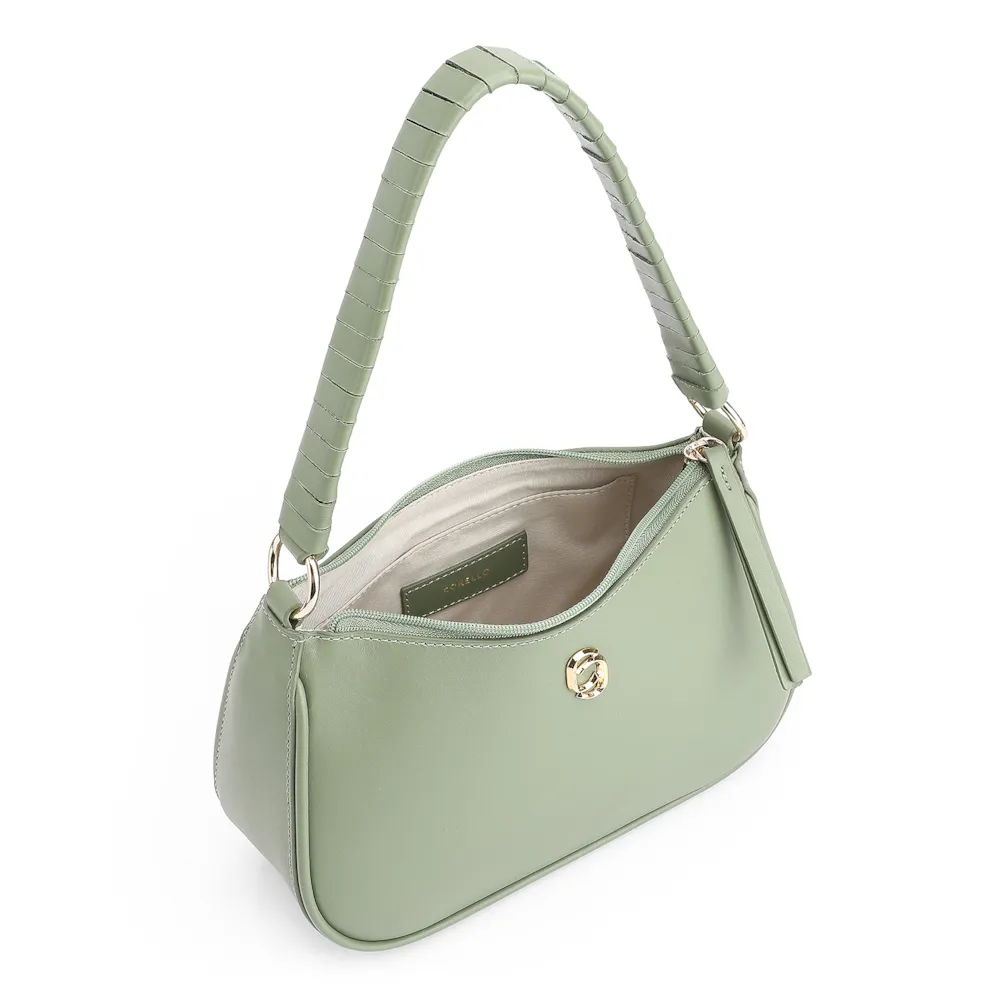 Bolsa De Mão Couro Verde - imagem 4