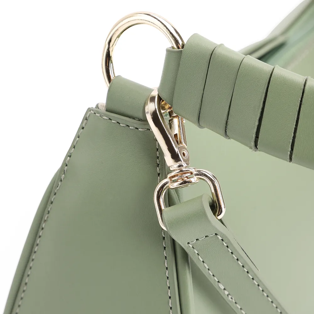 Bolsa De Mão Couro Verde - imagem 5