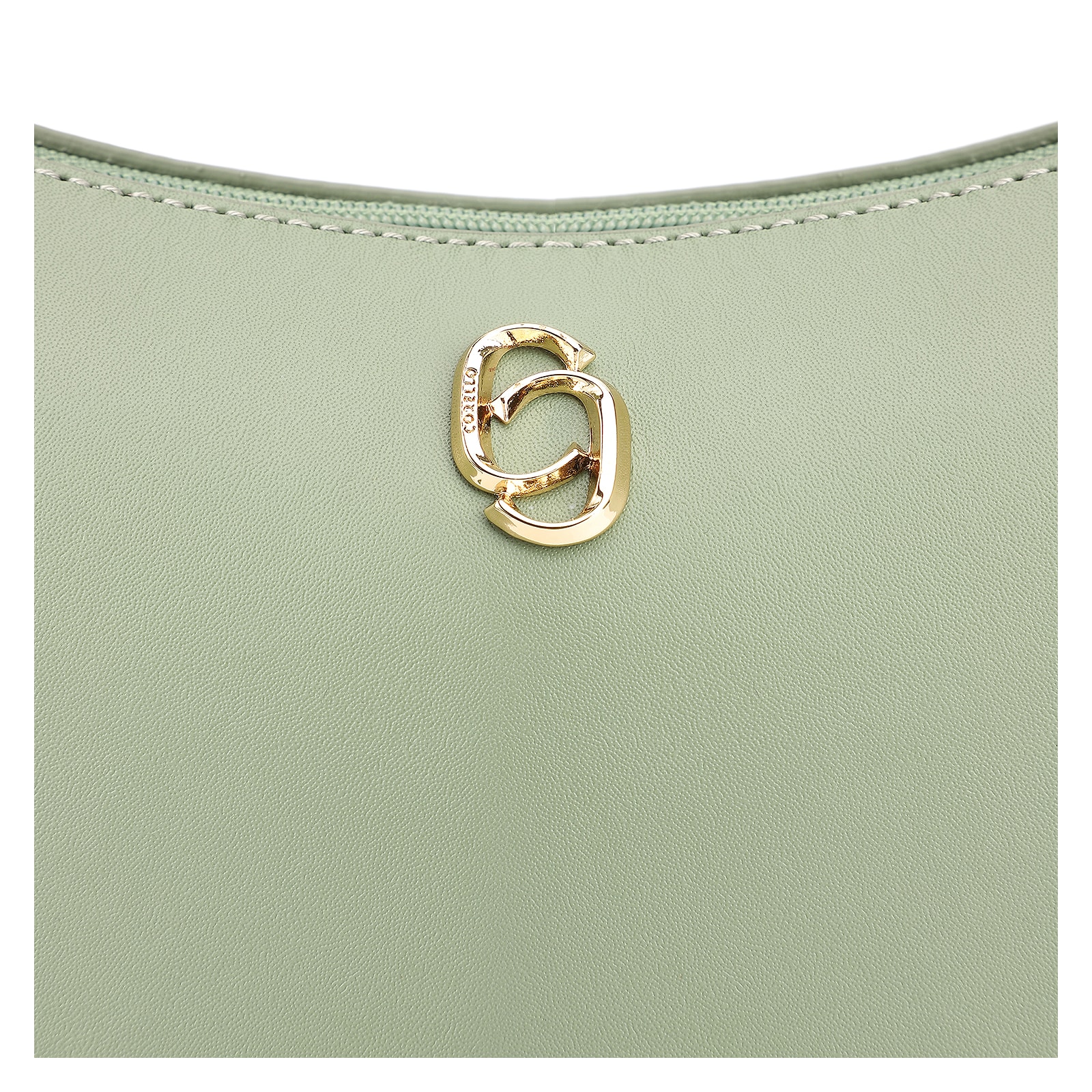 Bolsa De Mão Couro Verde