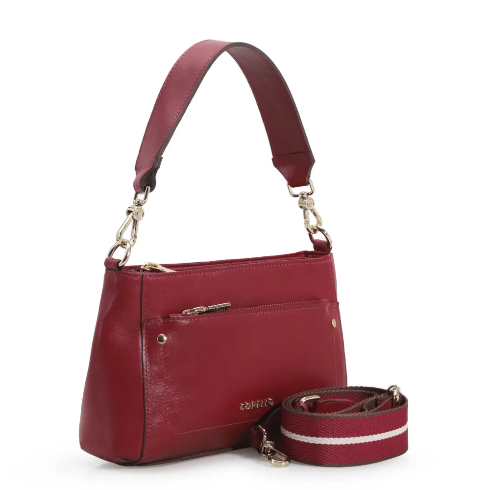 Bolsa De Mão Couro Vermelho - imagem 3