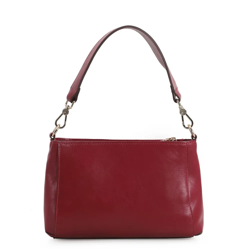 Bolsa De Mão Couro Vermelho - imagem 4