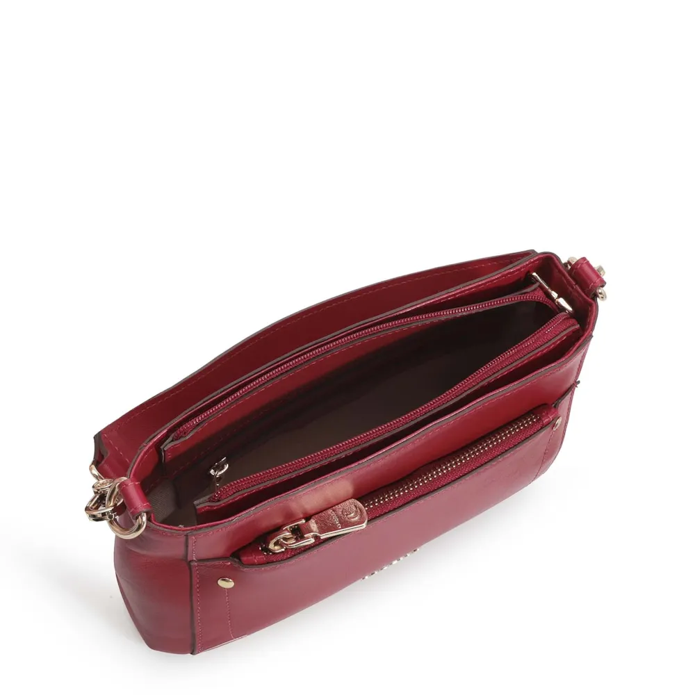 Bolsa De Mão Couro Vermelho - imagem 5