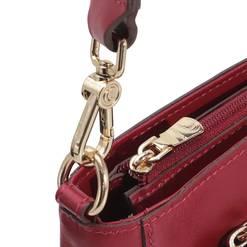 Bolsa De Mão Couro Vermelho - imagem 6