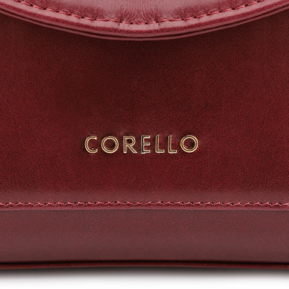 Bolsa De Mão Couro Vinho - imagem 7