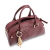 Bolsa De Mão Couro Vinho - imagem 4