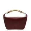 Bolsa De Mão Couro Vinho - imagem 4
