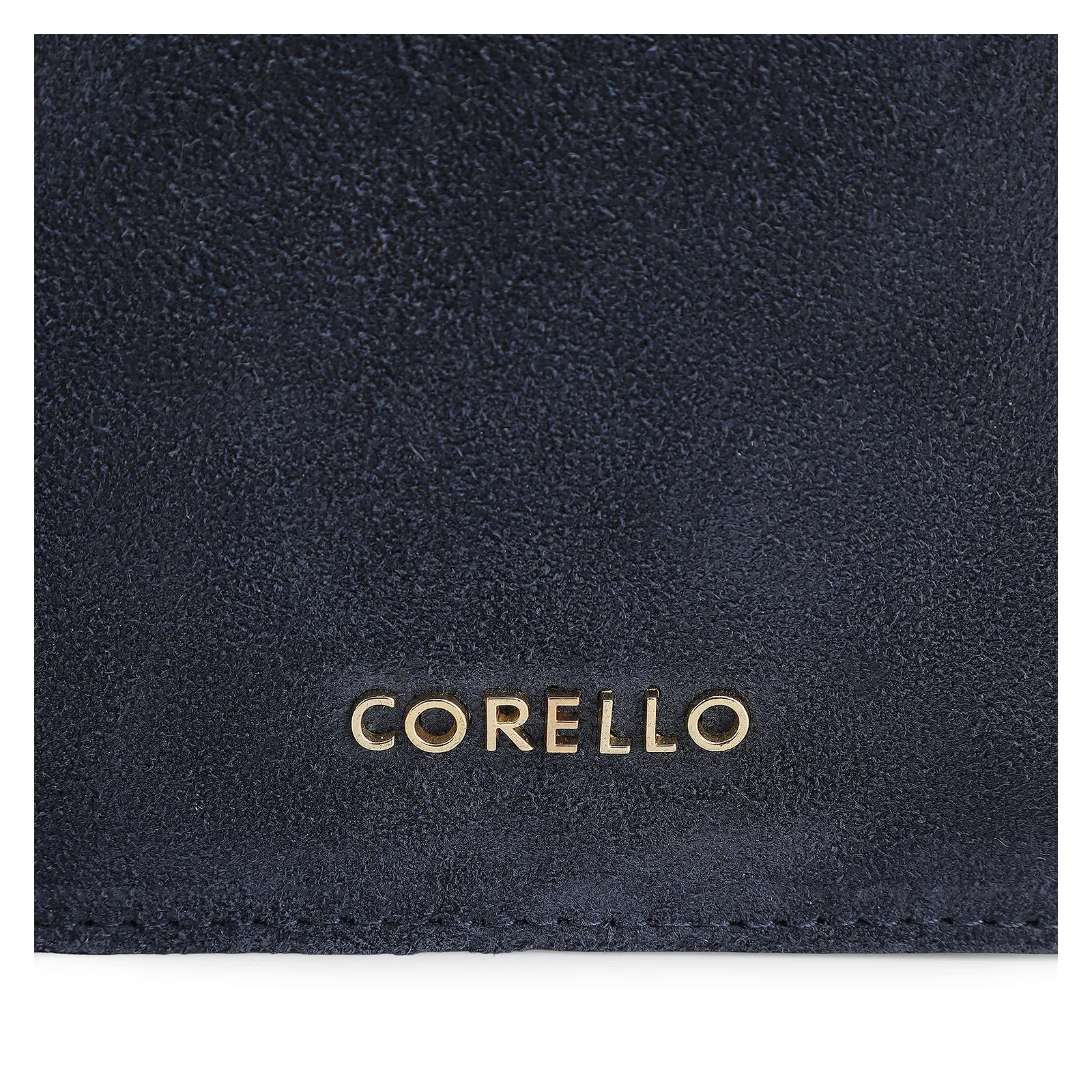 Bolsa De Mão Esferas Couro Azul/Camurça Azul