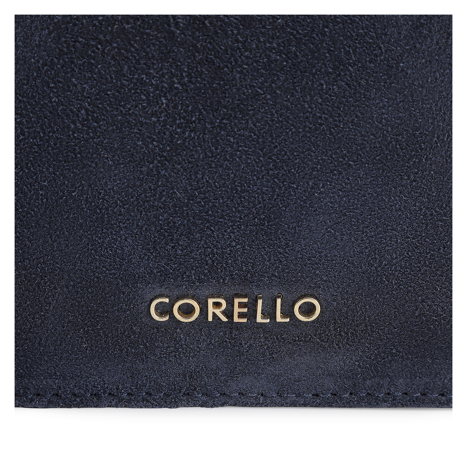 Bolsa De Mão Esferas Couro Azul/Camurça Azul