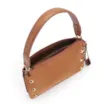 Bolsa De Mão Esferas Couro Camurça/Couro Marrom - imagem 4
