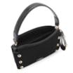Bolsa De Mão Esferas Couro Preto/Camurça Preto - imagem 4