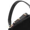 Bolsa De Mão Esferas Couro Preto/Camurça Preto - imagem 5