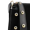 Bolsa De Mão Esferas Couro Preto/Camurça Preto - imagem 7