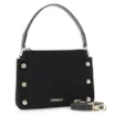 Bolsa De Mão Esferas Couro Preto/Camurça Preto - imagem 2