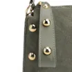 Bolsa De Mão Esferas Couro Verde/Camurça Verde - imagem 5