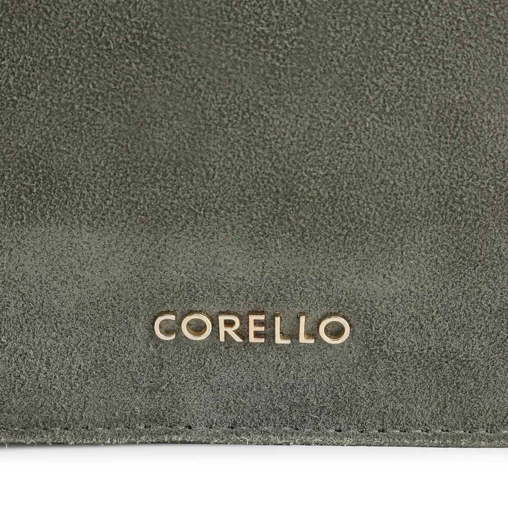 Bolsa De Mão Esferas Couro Verde/Camurça Verde - imagem 6
