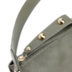 Bolsa De Mão Esferas Couro Verde/Camurça Verde - imagem 7