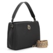 Bolsa De Mão Firenze Preto/Couro Preto - imagem 2