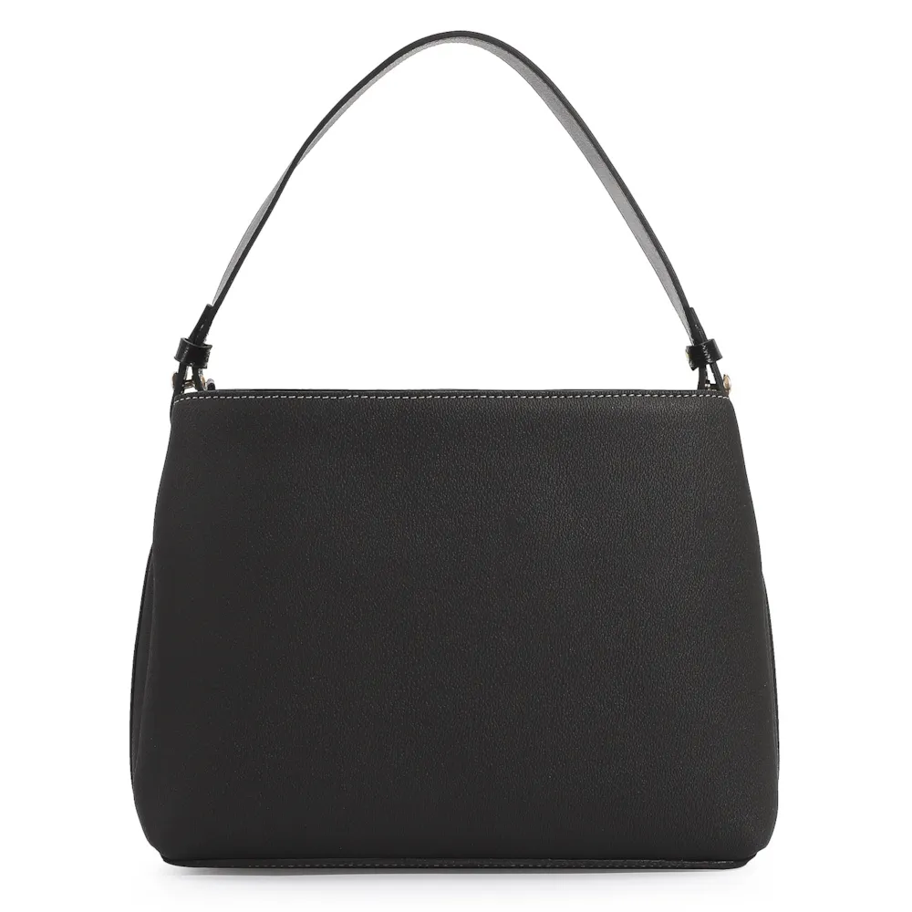 Bolsa De Mão Firenze Preto/Couro Preto - imagem 3