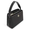Bolsa De Mão Firenze Preto/Couro Preto - imagem 4