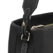 Bolsa De Mão Firenze Preto/Couro Preto - imagem 6