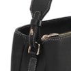 Bolsa De Mão Firenze Preto/Couro Preto - imagem 6