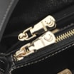 Bolsa De Mão Firenze Preto/Couro Preto - imagem 7