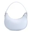 Bolsa De Mão Flor Couro Azul - imagem 4