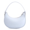 Bolsa De Mão Flor Couro Azul - imagem 4