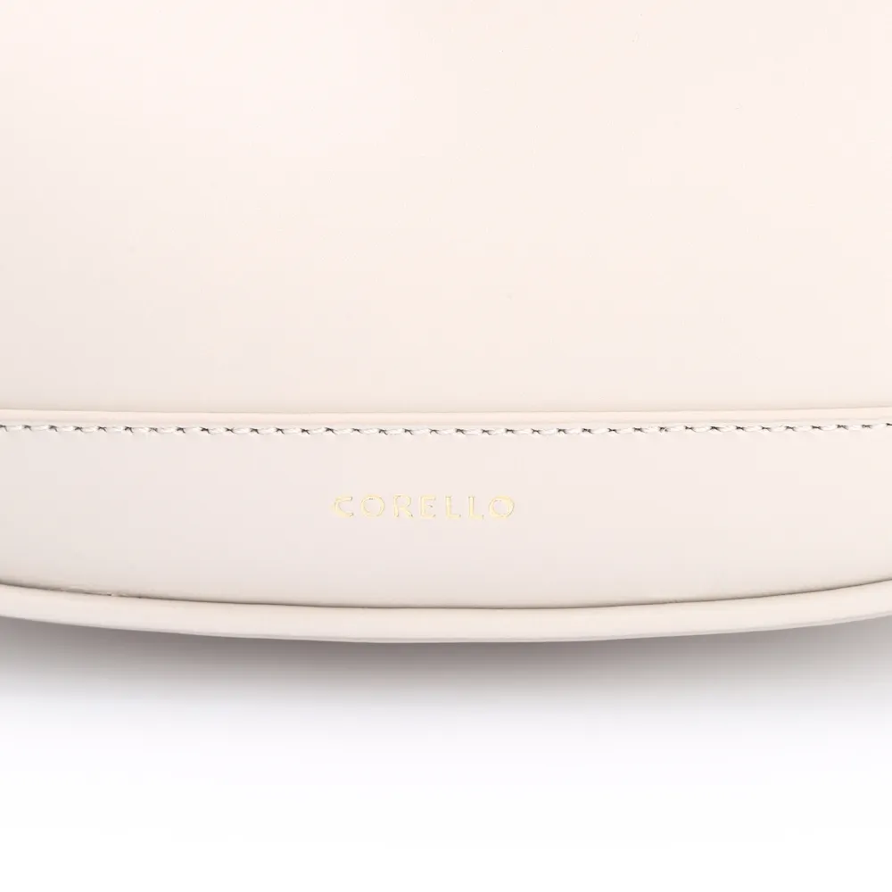 Bolsa De Mão Flor Couro Off White - imagem 7