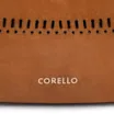 Bolsa De Mão Laser Cut Couro Camurça/Couro Marrom - imagem 6