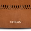 Bolsa De Mão Laser Cut Couro Camurça/Couro Marrom - imagem 6
